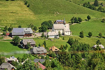 Blick auf Hofsgrund und den Kirchlehof