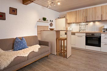 Voll ausgestattete Küche