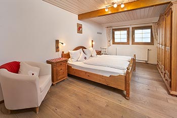 Zweites Schlafzimmer mit Doppelbett